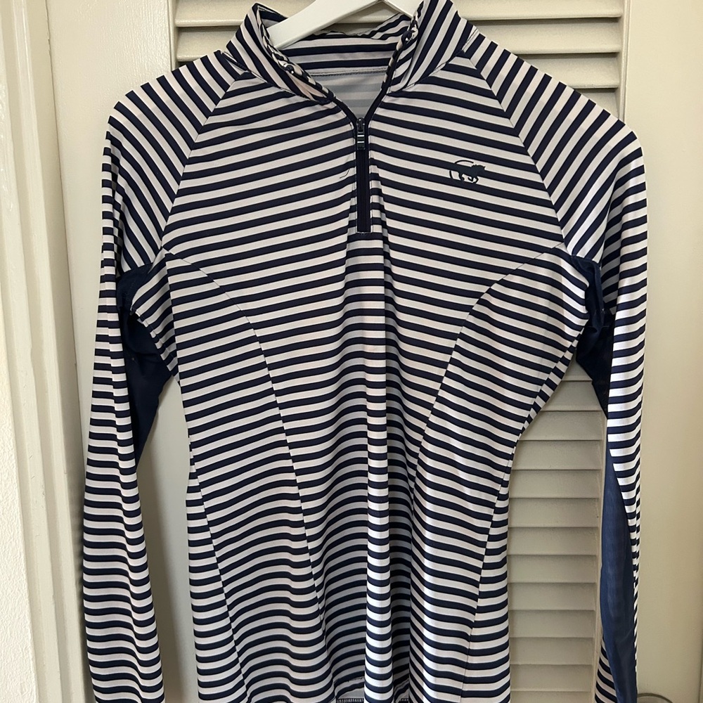 Smartpak Navy and White Striped Pullover
